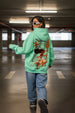 Moana Pista Oversized Printed Hoodie