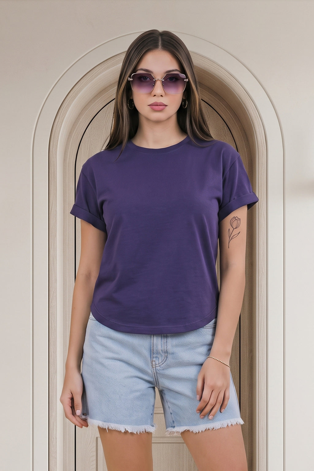 Future Dusk  Plain Boyfriend Fit T-Shirt