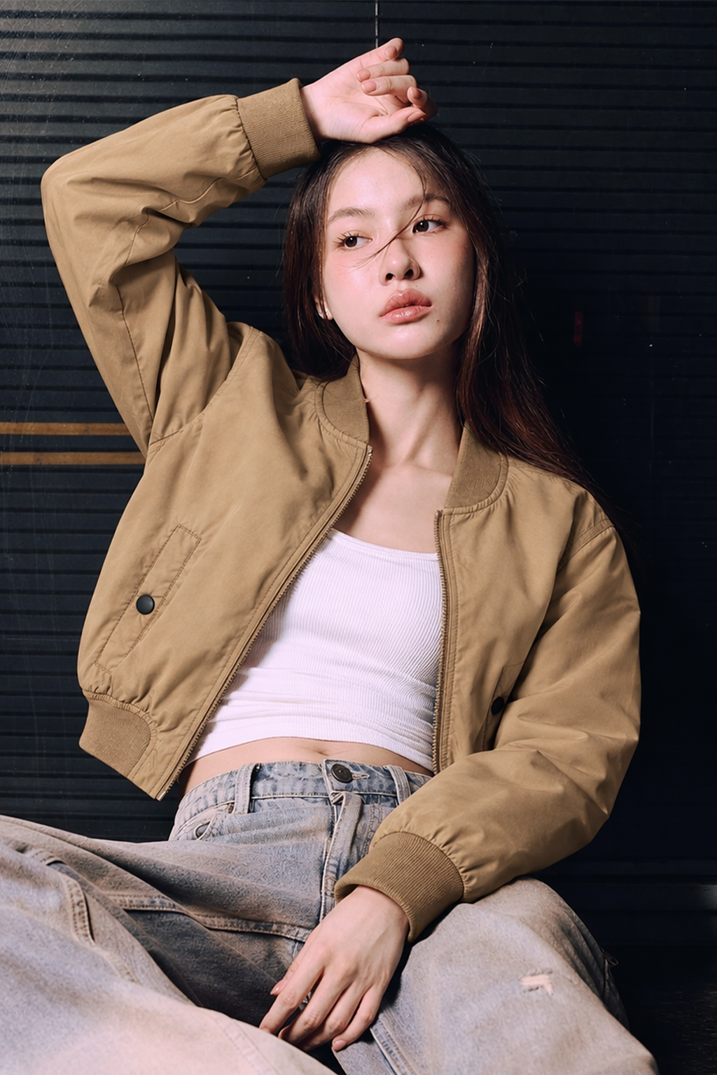EVERYDAY STONE BOMBER JACKET