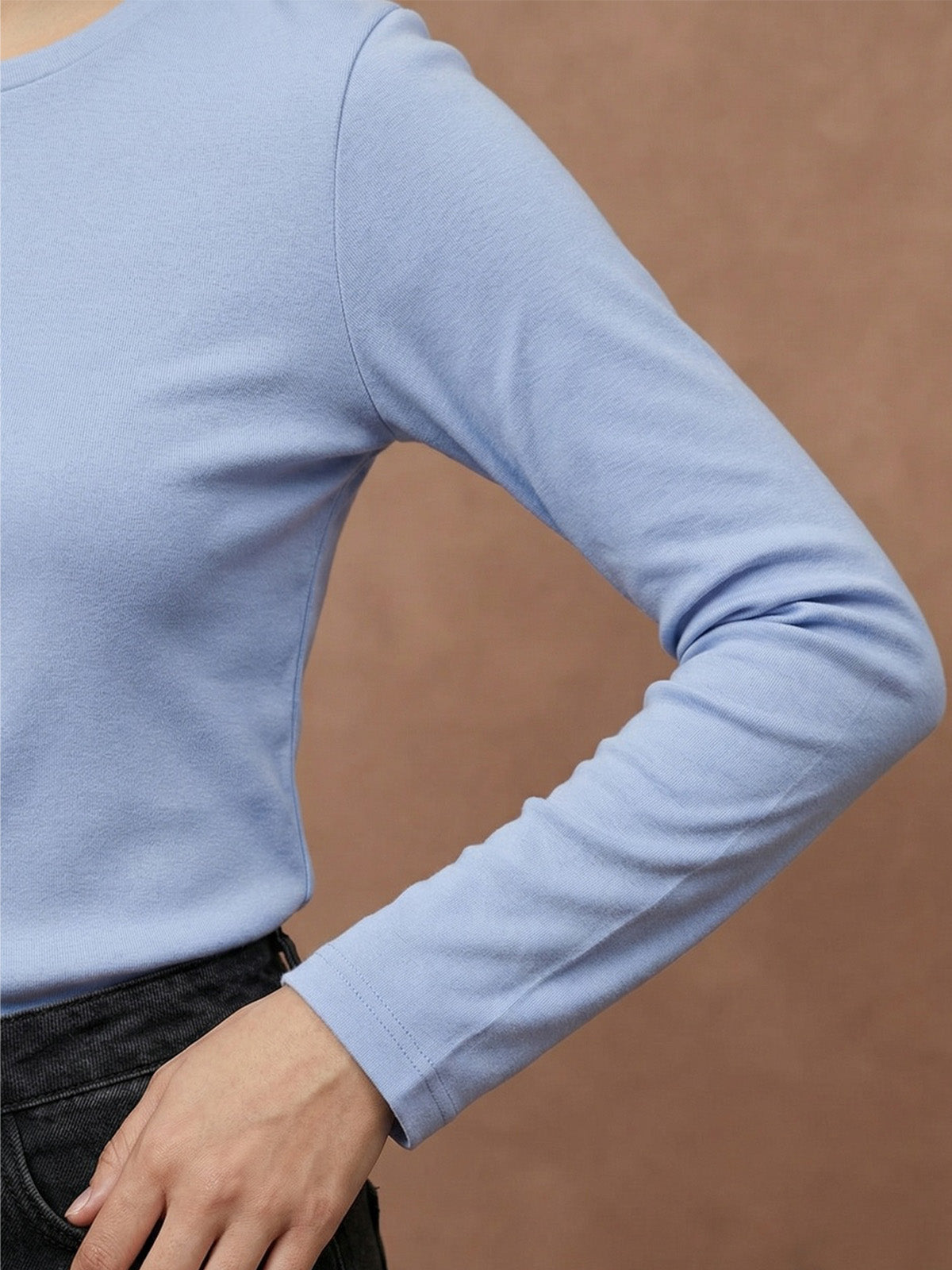 Dutch Canal Plain Full Sleeve Regular Fit T-Shirt