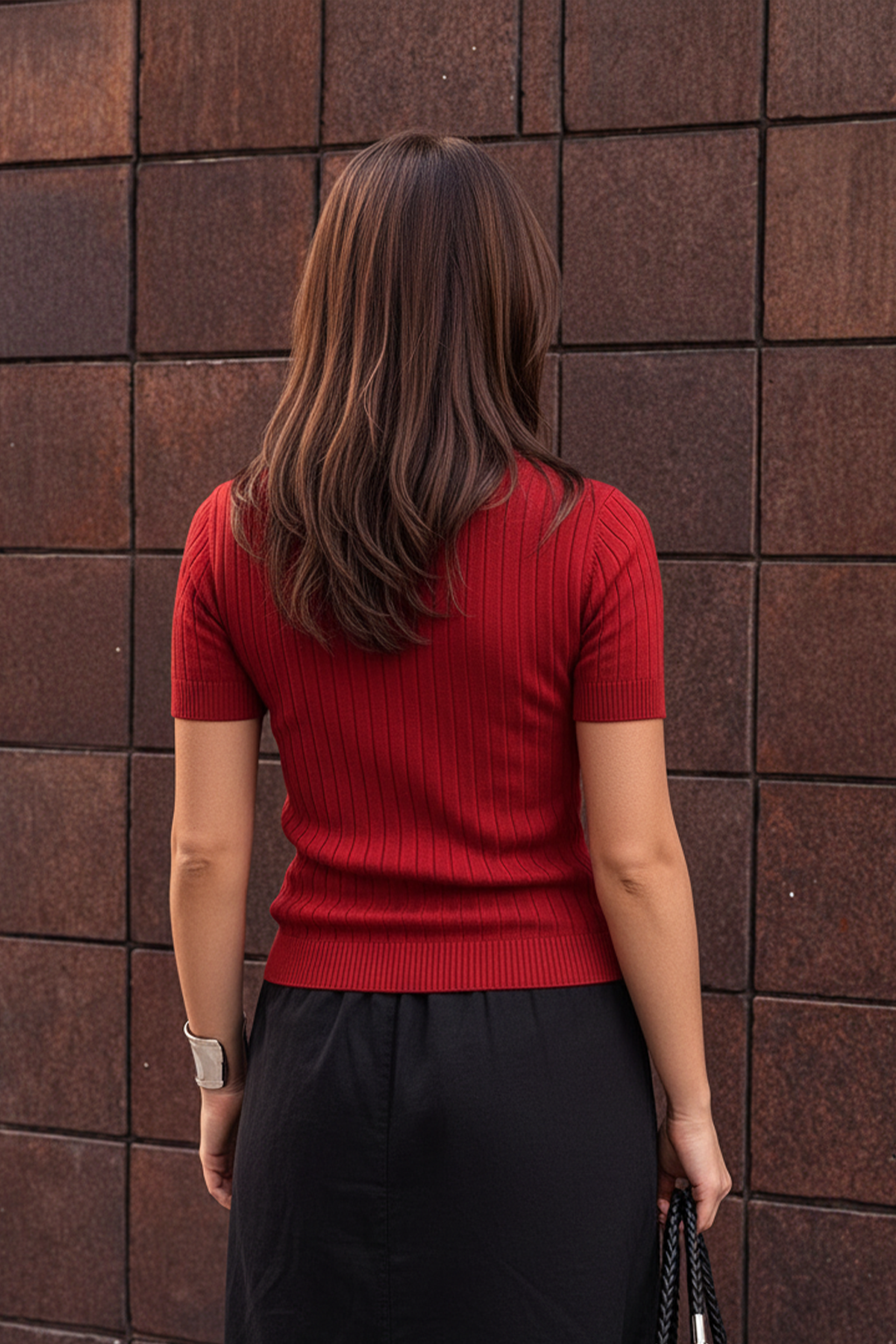 Elite Diamond Crimson Regular Fit Flatknit Premium Polo T-Shirt