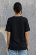 Black Plain Oversized T-Shirt