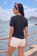 Black Plain Regular Fit T-Shirt