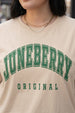 Juneberry Original Swanwhite Plus Size Printed T-shirt