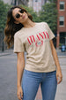 Atlanta Swanwhite Printed Regular Fit T-Shirt