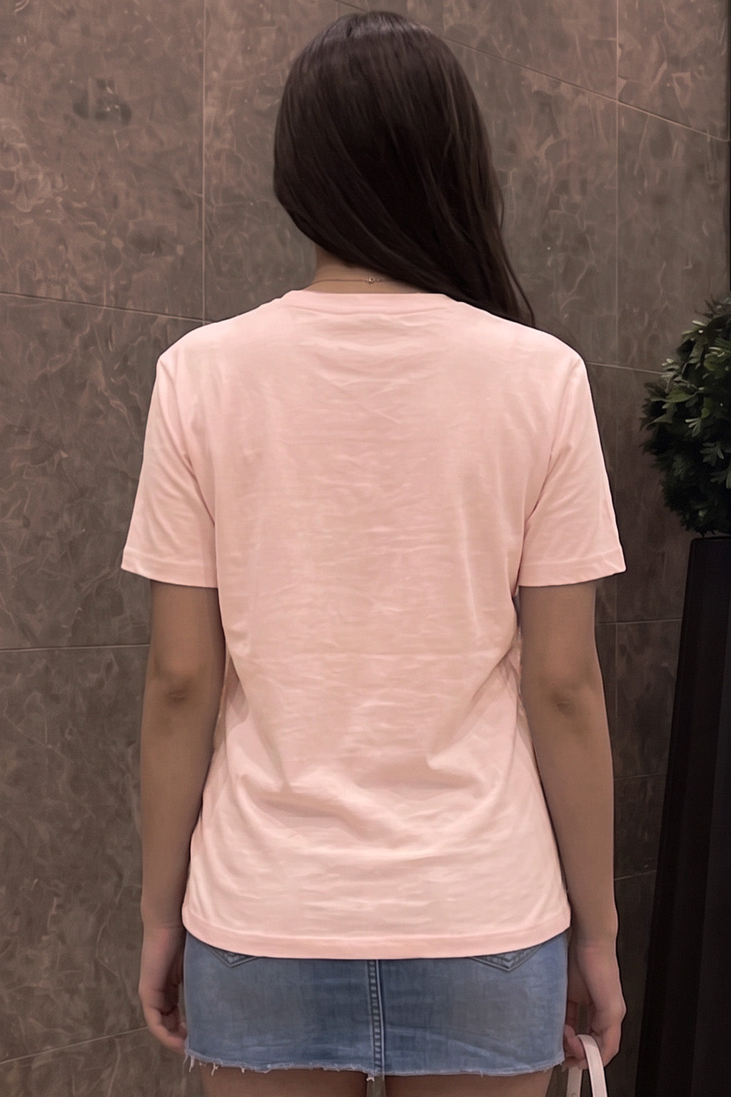 Simplicity Rosewater Printed Regular Fit T-Shirt