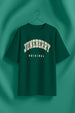 Juneberry Original Green Oversized Fit Graphic T-Shirt