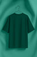 Juneberry Original Green Oversized Fit Graphic T-Shirt