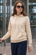 Nature Graphic Printed Beige Regular Fit Hoodie