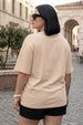 Juneberry Original Swanwhite Plus Size Printed T-shirt