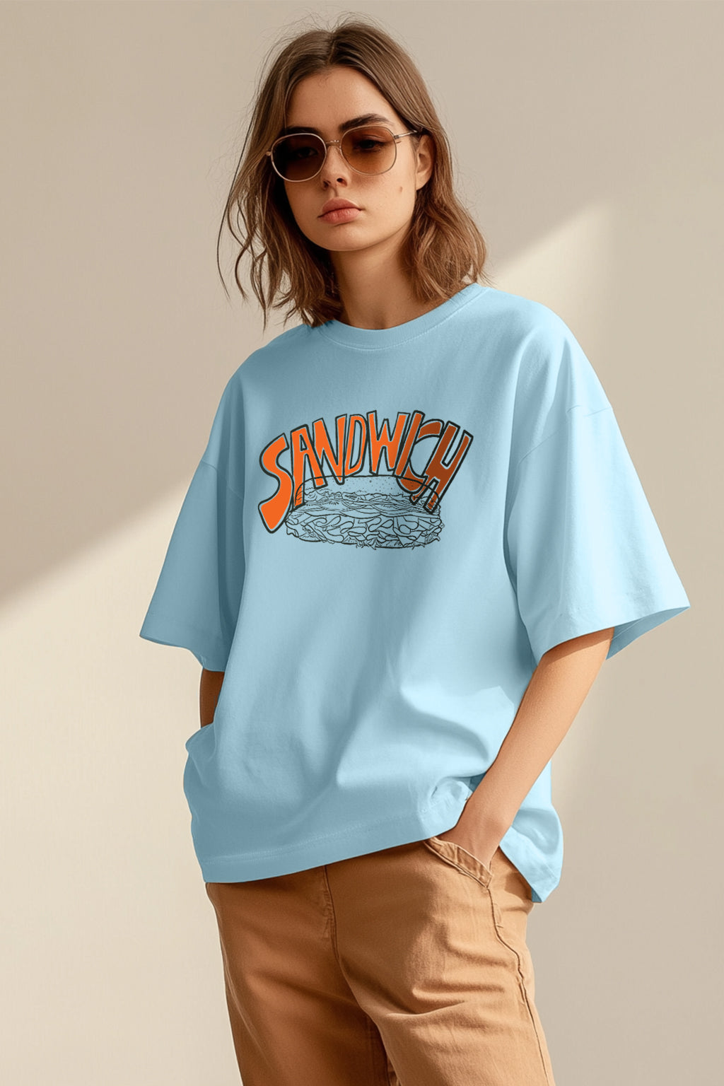 Sandwich Dutch Canal Oversized Graphic T-Shirt