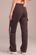 Brown Everyday Street line 4 Pocket Knitted Cargo Track Pant