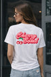 Cherry Bomb White Printed Regular Fit T-Shirt