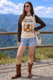 Dare To Love Cowgirl Raglan Printed Full Sleeve Regular Fit T-Shirt