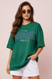 California Green Oversized Typographic T-Shirt
