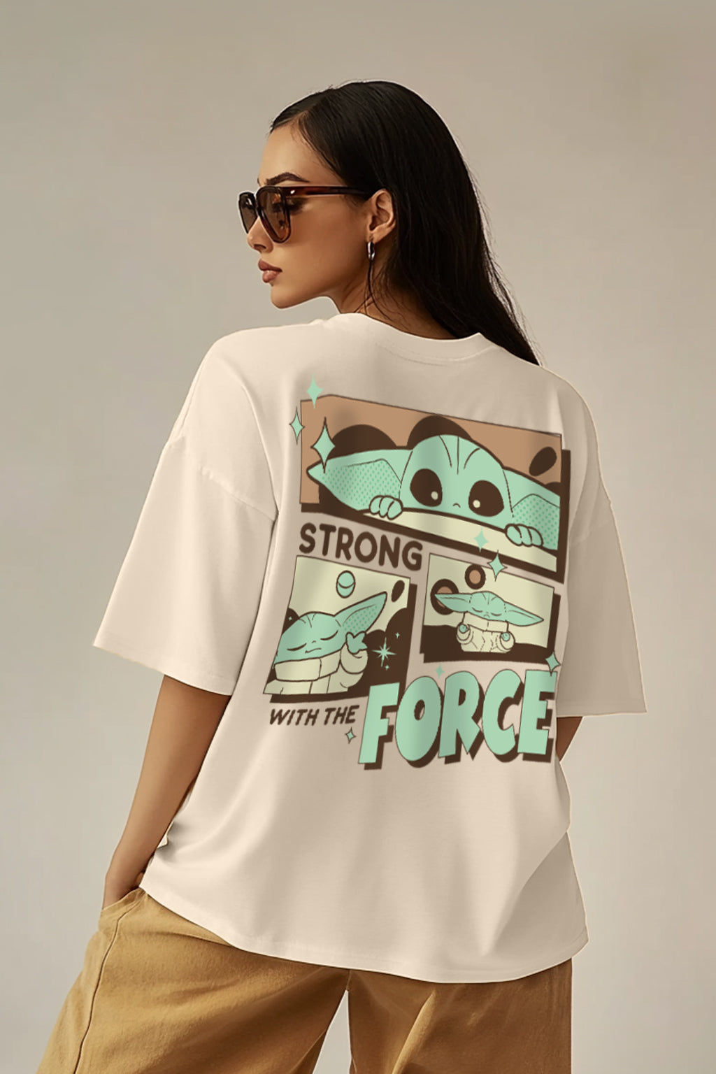 Star War Disney Swanwhite Oversized Graphic T-Shirt