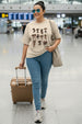 Mushroom Swanwhite Plus Size Printed T-shirt