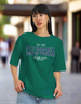 California Green Oversized Typographic T-Shirt