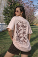 Botany Rose Water Oversized Graphic Printed T-Shirt