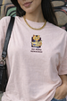 Nonsense Rosewater Oversized Graphic Printed T-Shirt