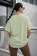Wake Up Aloewash Oversized Graphic Printed T-Shirt