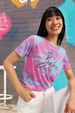 Babe Lilac Regular Fit Graphic T-Shirt
