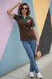 New York Brown Regular Fit Premium Pique Lycra Polo T-Shirt