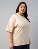 Swanwhite Plain Plus Size Oversized T-shirt
