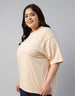 Swanwhite Plain Plus Size Oversized T-shirt