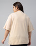 Swanwhite Plain Plus Size Oversized T-shirt