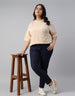 Swanwhite Plain Plus Size Oversized T-shirt