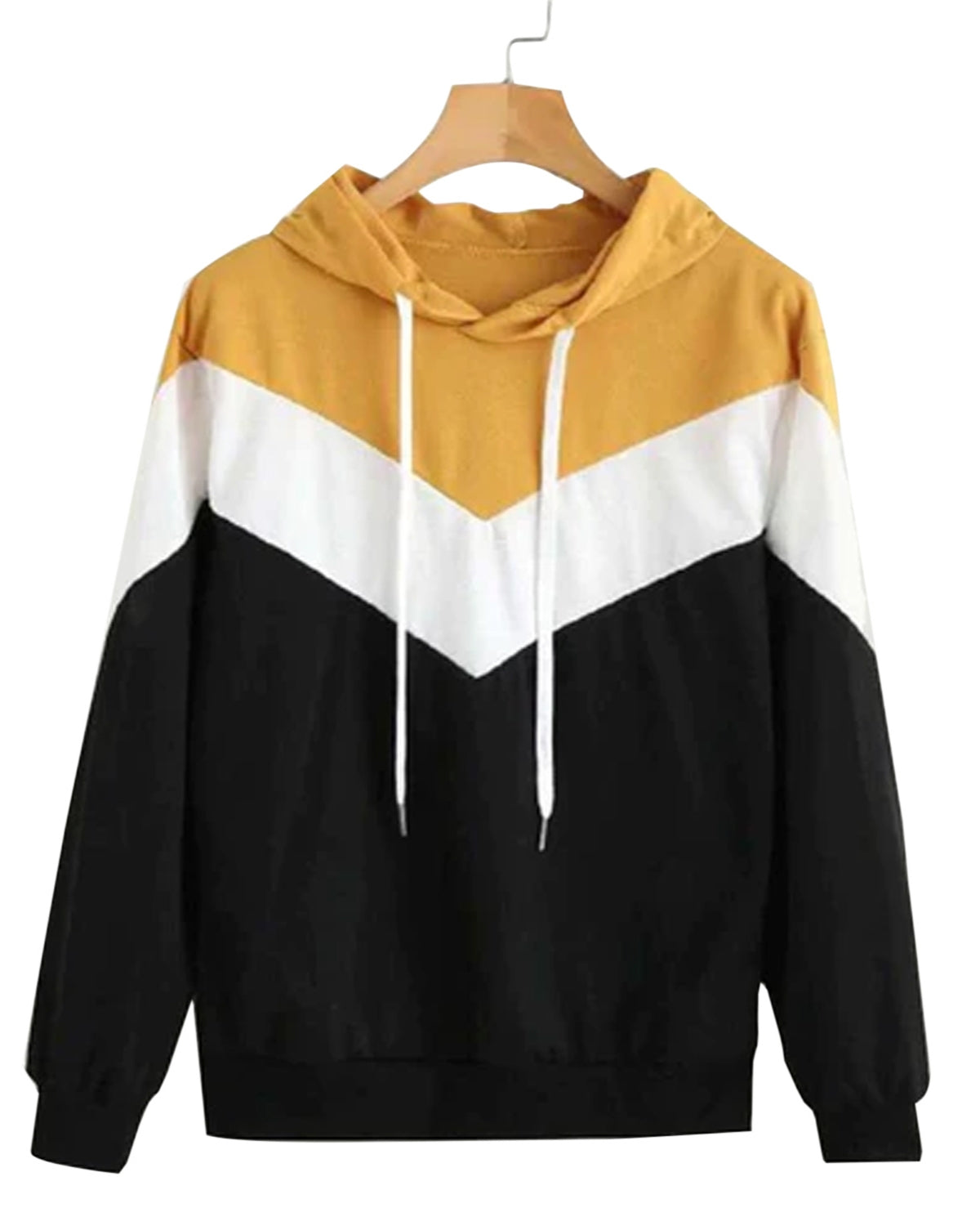 Color Blocked Multicolor Regular Fit Hoodie