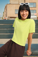 Limeade Plain Regular Fit T-Shirt