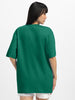 Juneberry Original Green Oversized Fit Graphic T-Shirt
