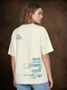 Sunshine Swanwhite Oversized Graphic Printed T-Shirt