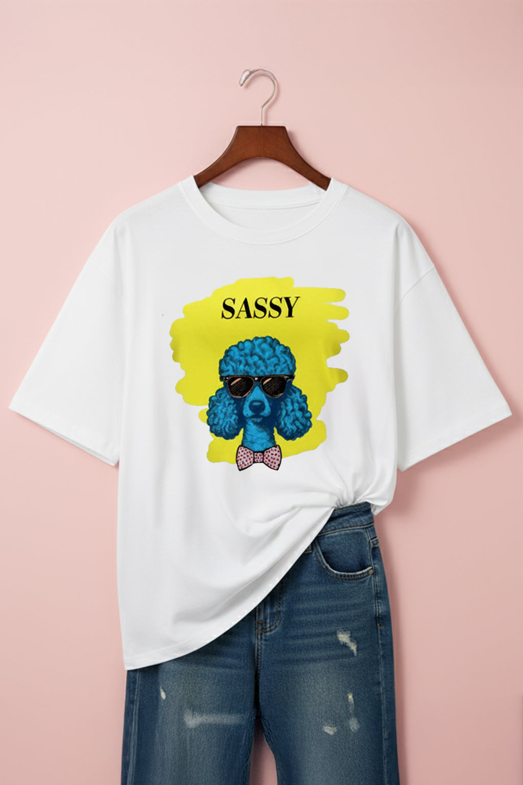 Sassy White Plus Size T-shirt